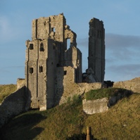 Picture of Corfe Castle, Dorset.